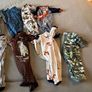 6 premie boy sleepers like new